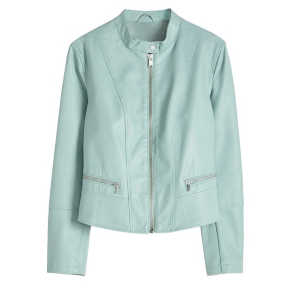 NWT, Addition Elle Vegan Leather Jacket, 4X - Picture 5 of 8